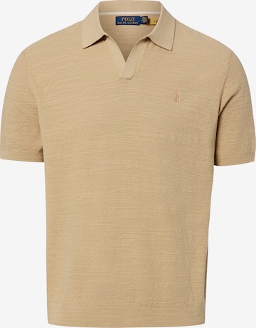 T-Shirt Polo Ralph Lauren en beige : devant