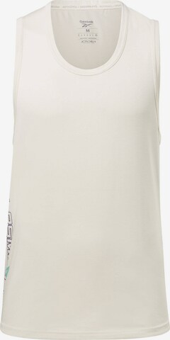 T-Shirt fonctionnel 'Les Mills®' Reebok en beige : devant