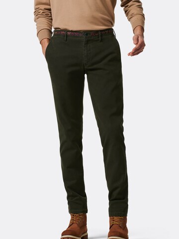 Regular Pantalon chino MMXGERMANY en vert : devant