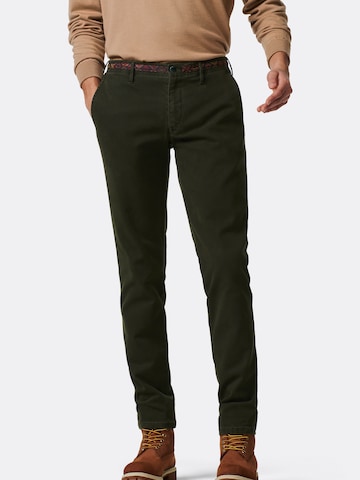 MMXGERMANY Regular Chino Pants in Green: front