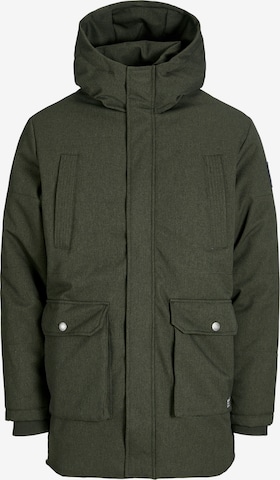 JACK & JONES Зимняя парка 'JWHFINN' в Зеленый: спереди