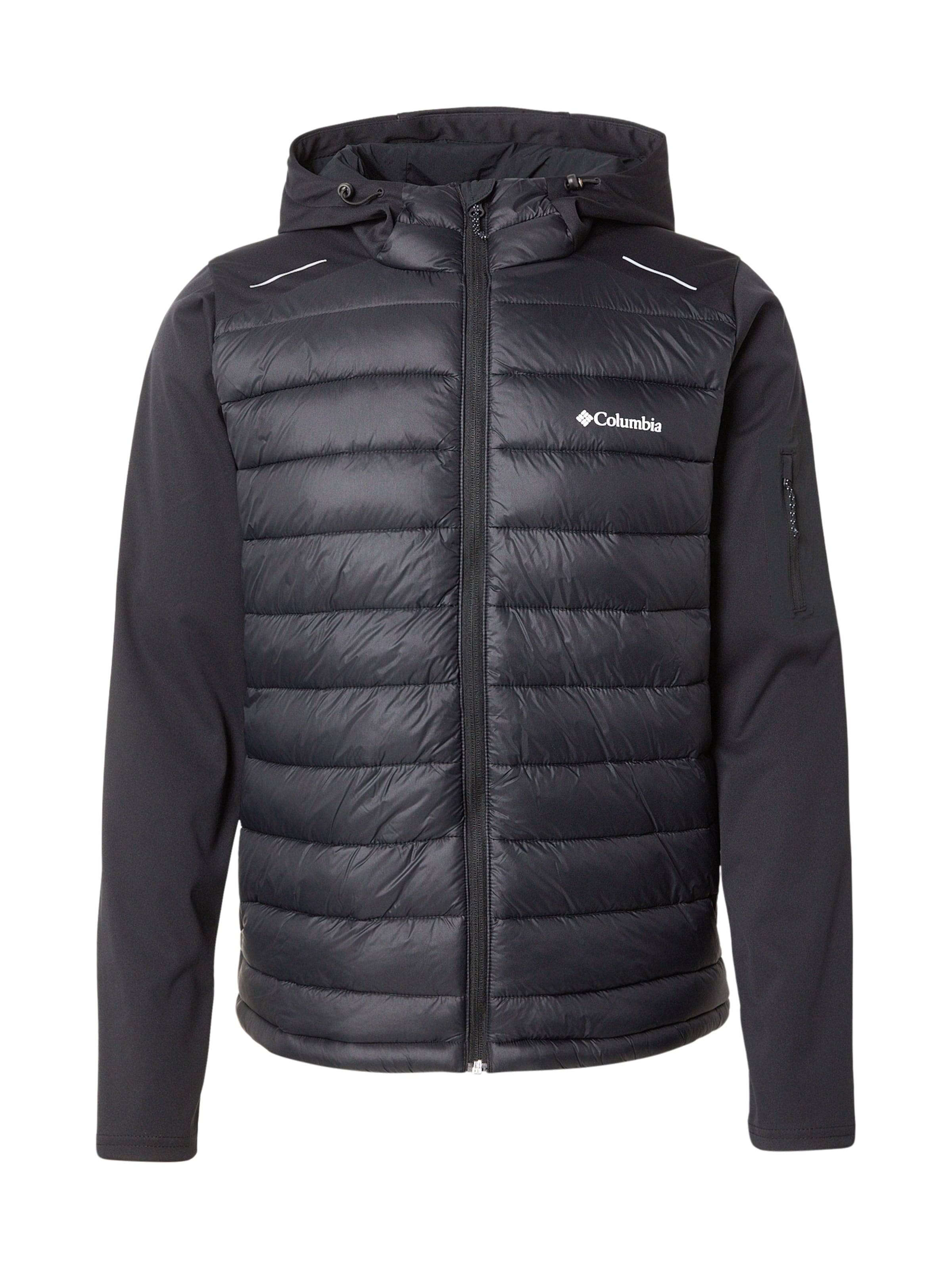 COLUMBIA Zunanja jakna 'Tech' | črna barva: sprednja stran