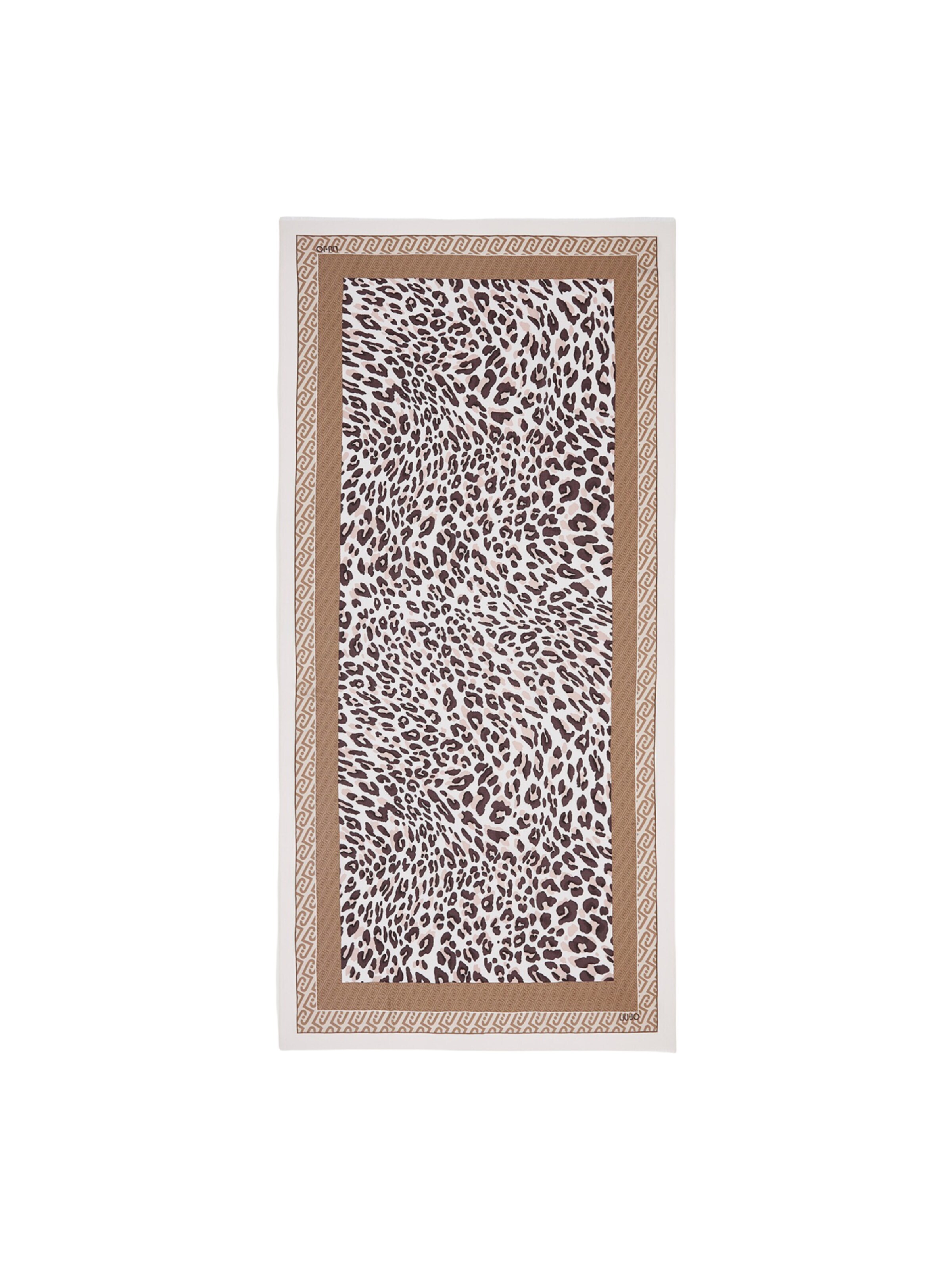Sciarpa 'STOLA PORTALOGO ANIMAL 90X180 2A6041 T4286' di Liu Jo in beige