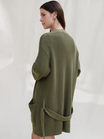 A LOT LESS Knit Cardigan 'Greta' in Green