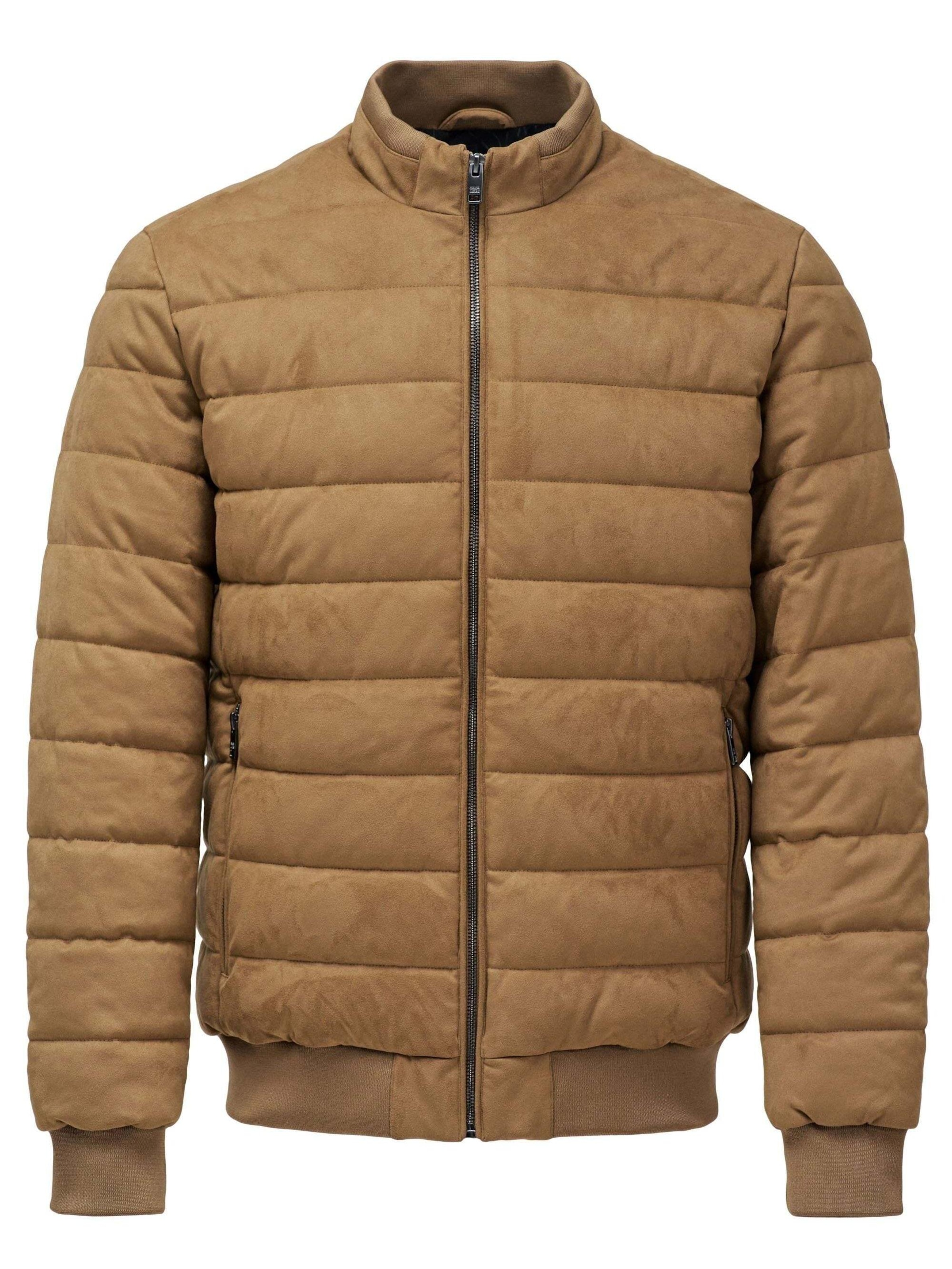 Salsa Jeans Winterjacke 'Suede' in Braun: Vorderseite