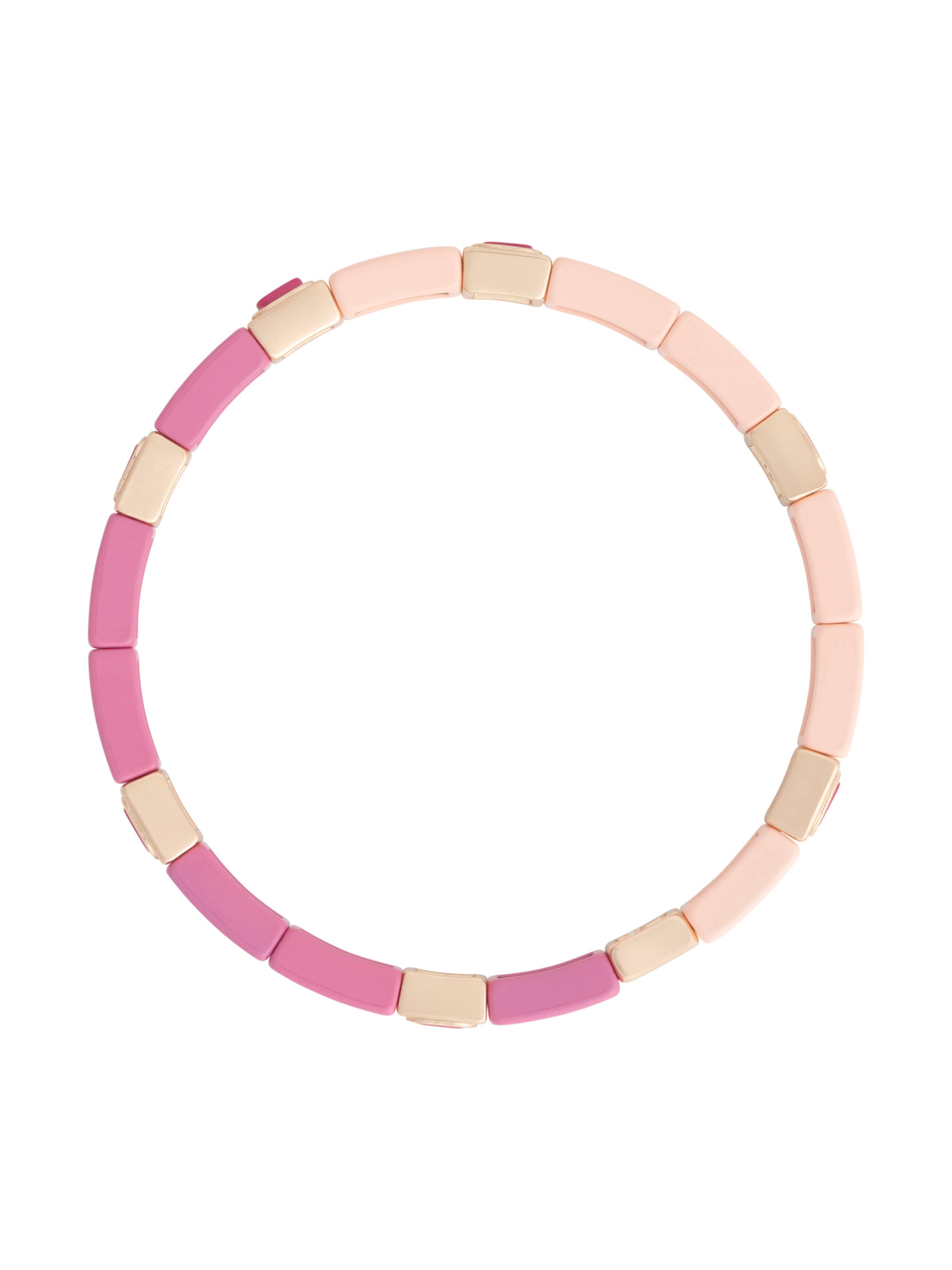 Bracelet 'Enamel Tiles Stone Line' A&C Oslo – Nordic Design Jewellery en mélange de couleurs : devant