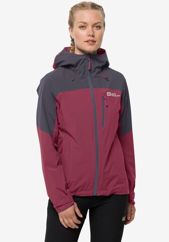 JACK WOLFSKIN Outdoor Jacket in Pink: front