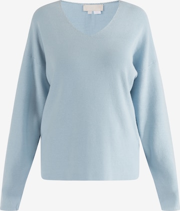 Pull-over 'Vanne' RISA en bleu : devant