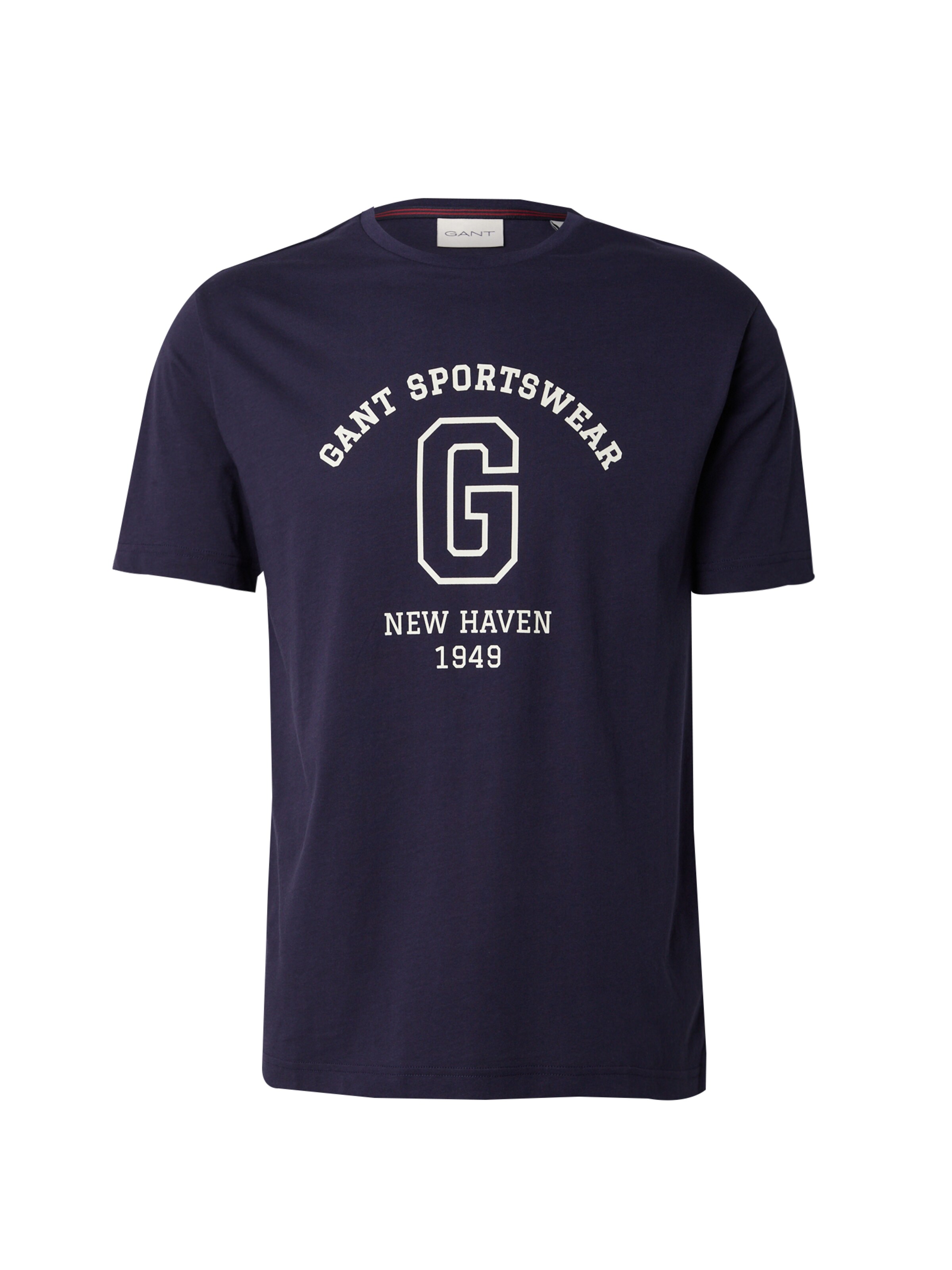 T-Shirt GANT en bleu : devant