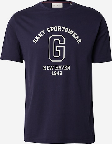 Maglietta di GANT in blu: frontale