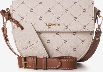 Lazarotti Crossbody Bag 'Palermo' in Beige: front