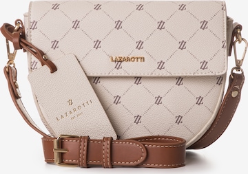 Lazarotti Crossbody Bag 'Palermo' in Beige: front