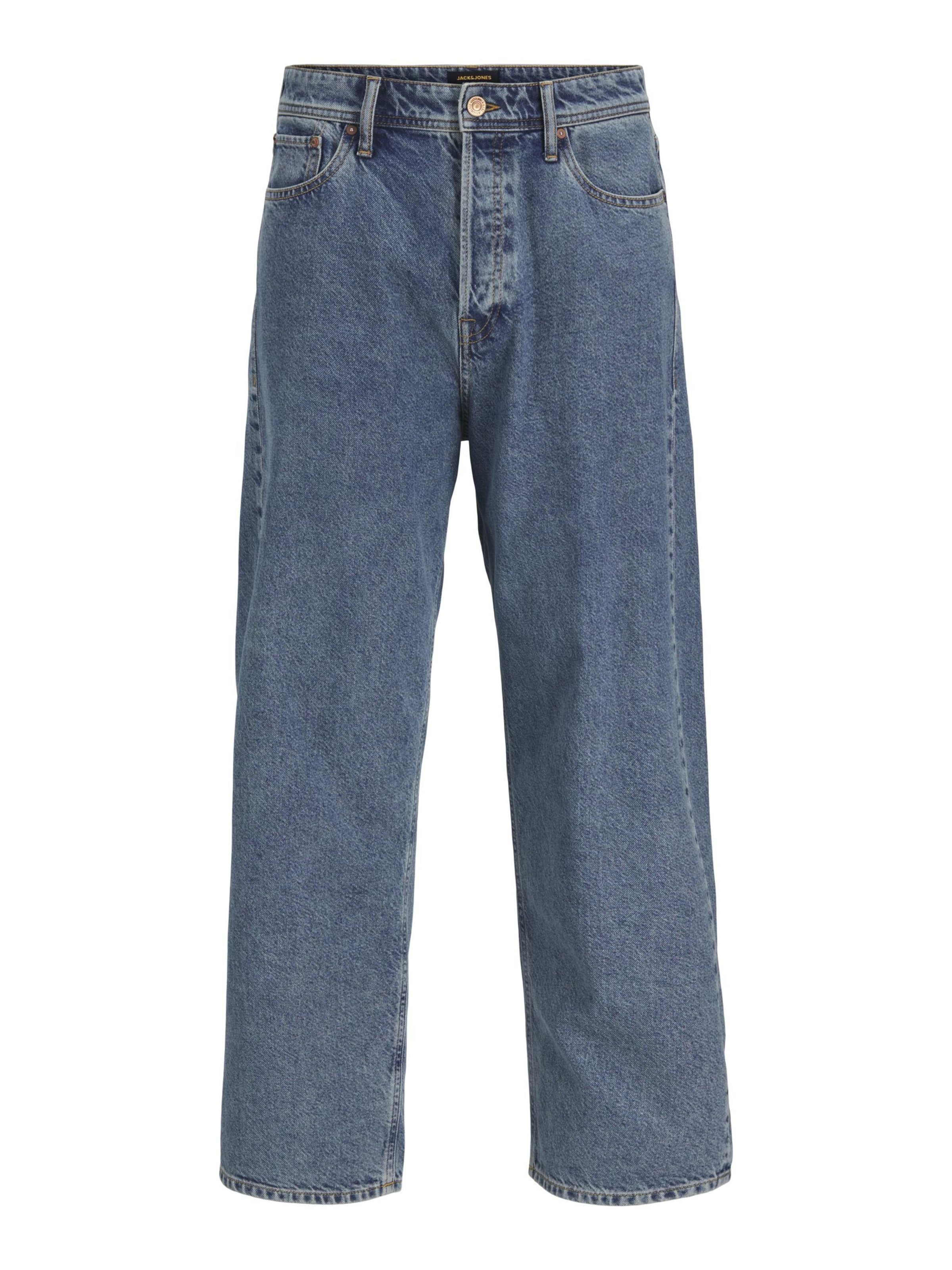 JACK & JONES Loose fit Jeans 'JJIChris' in Blue: front