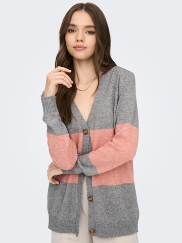 ONLY Knit Cardigan 'Lesly' in Grey