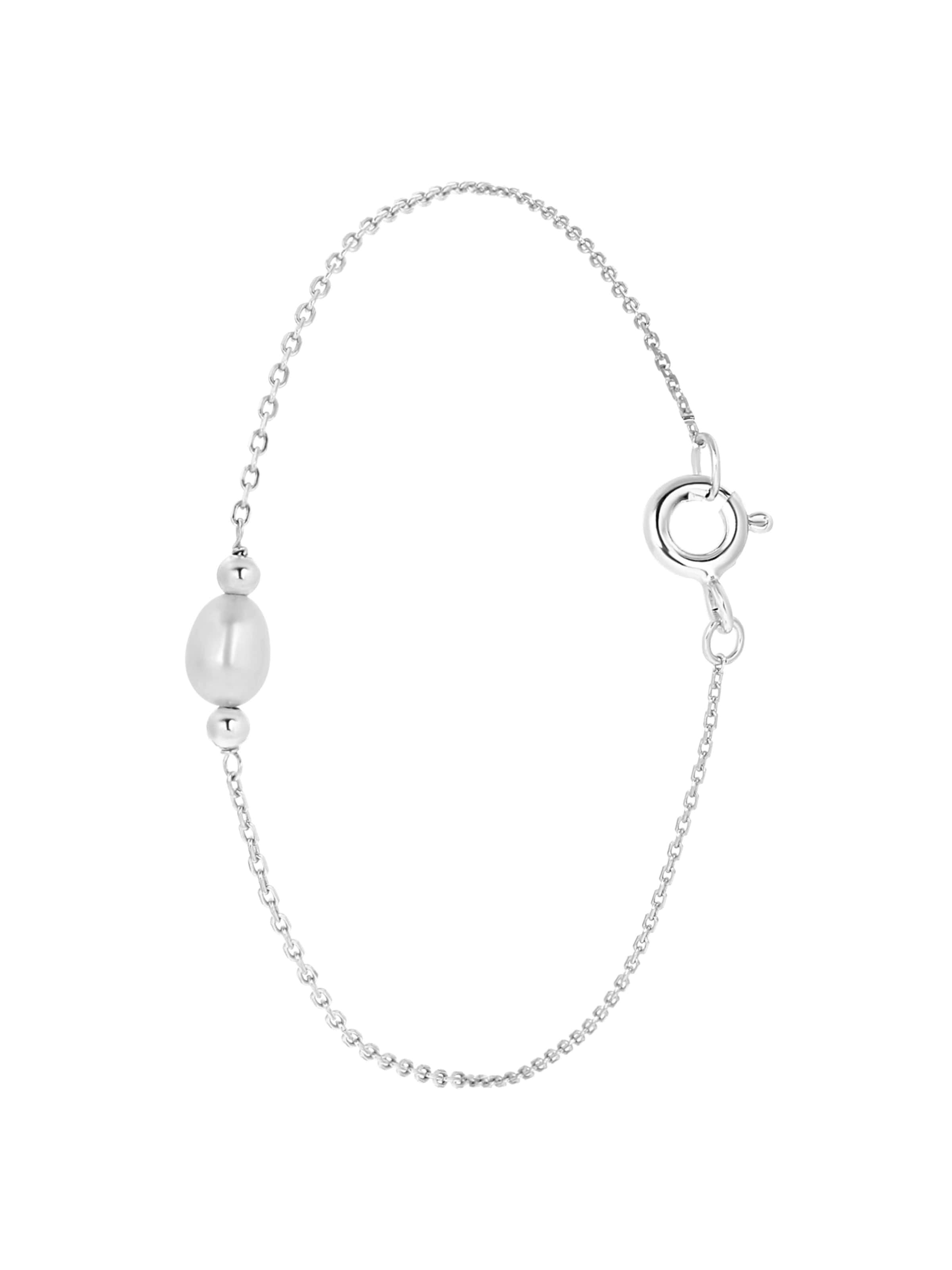 Lucardi Bracelet 'Modern' in Silver: front