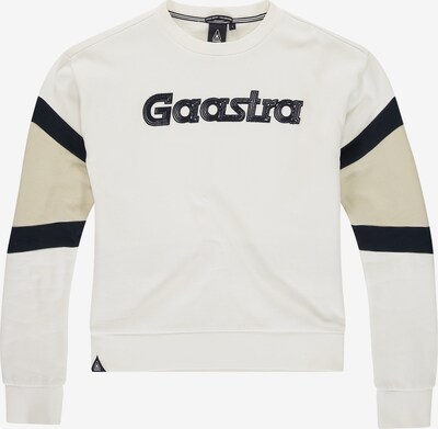 Gaastra Sweatshirt 'POLAR' in hellbeige / nachtblau / weiß, Produktansicht