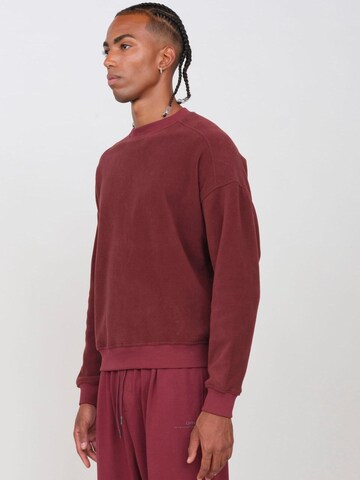 Sweat-shirt 'Pile Girocollo' OWN Off With Nature en rouge