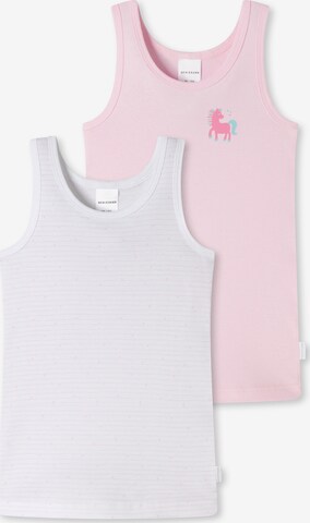 SCHIESSER - Camiseta térmica en rosa: frente