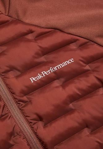 Veste outdoor PEAK PERFORMANCE en rouge