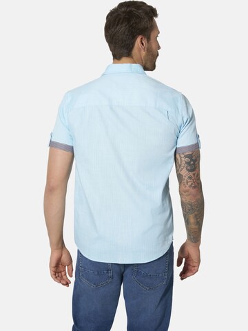 BABISTA Regular fit Button Up Shirt 'Carvili' in Blue