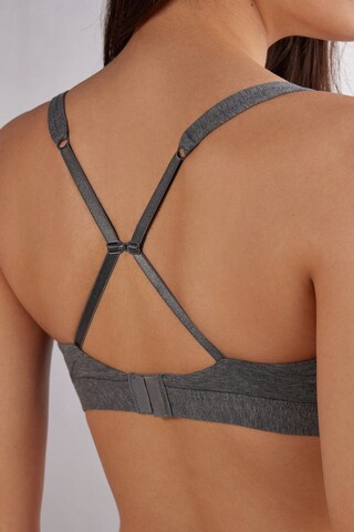 INTIMISSIMI Triangle Bra in Grey: front