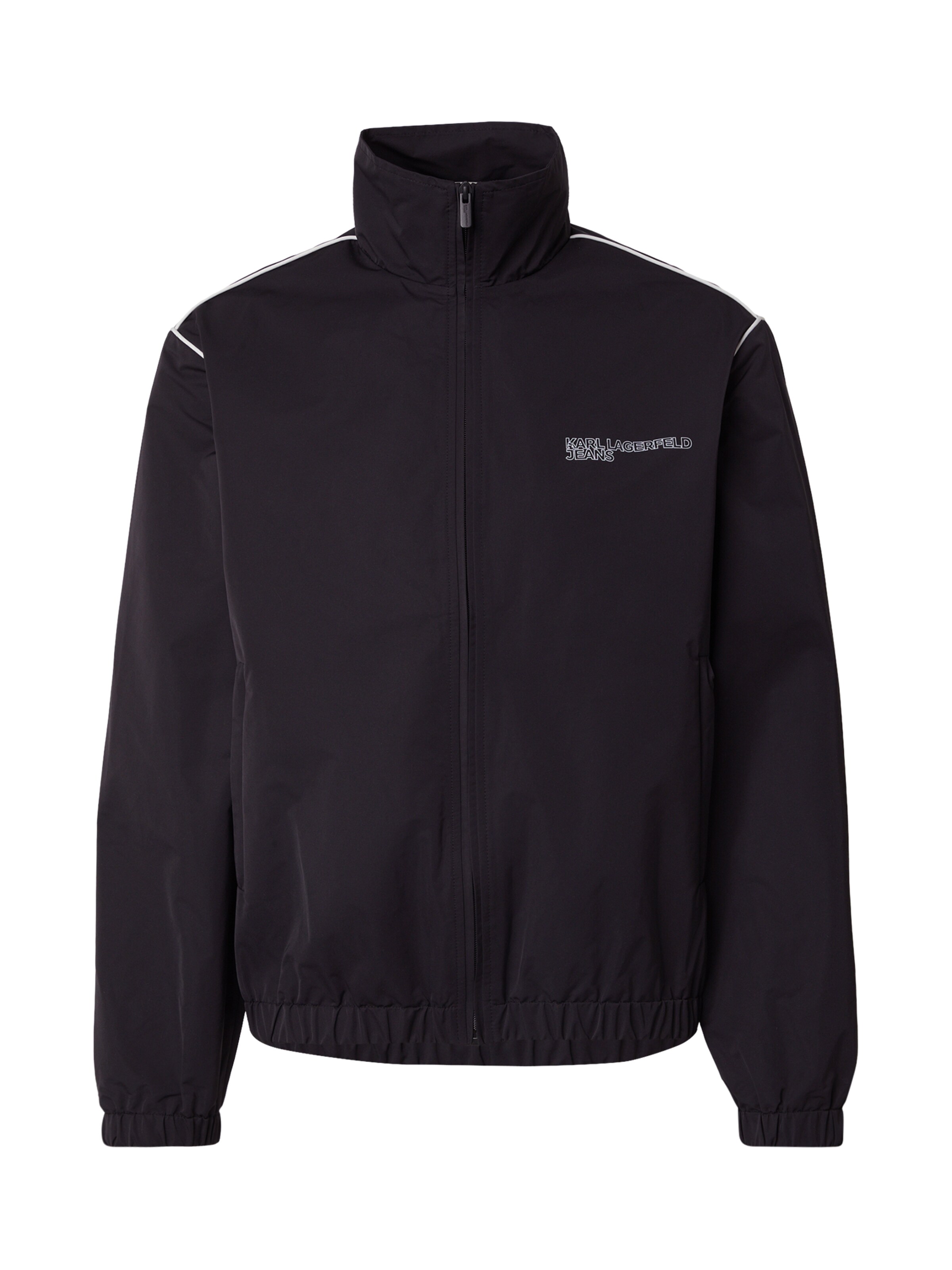 Giacca di mezza stagione di KARL LAGERFELD JEANS in nero: frontale