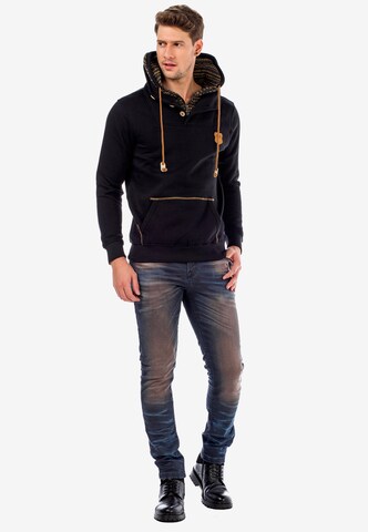 CIPO & BAXX Sweatshirt 'Fusion' in Zwart