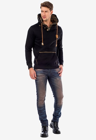 CIPO & BAXX Sweatshirt 'Fusion' in Schwarz
