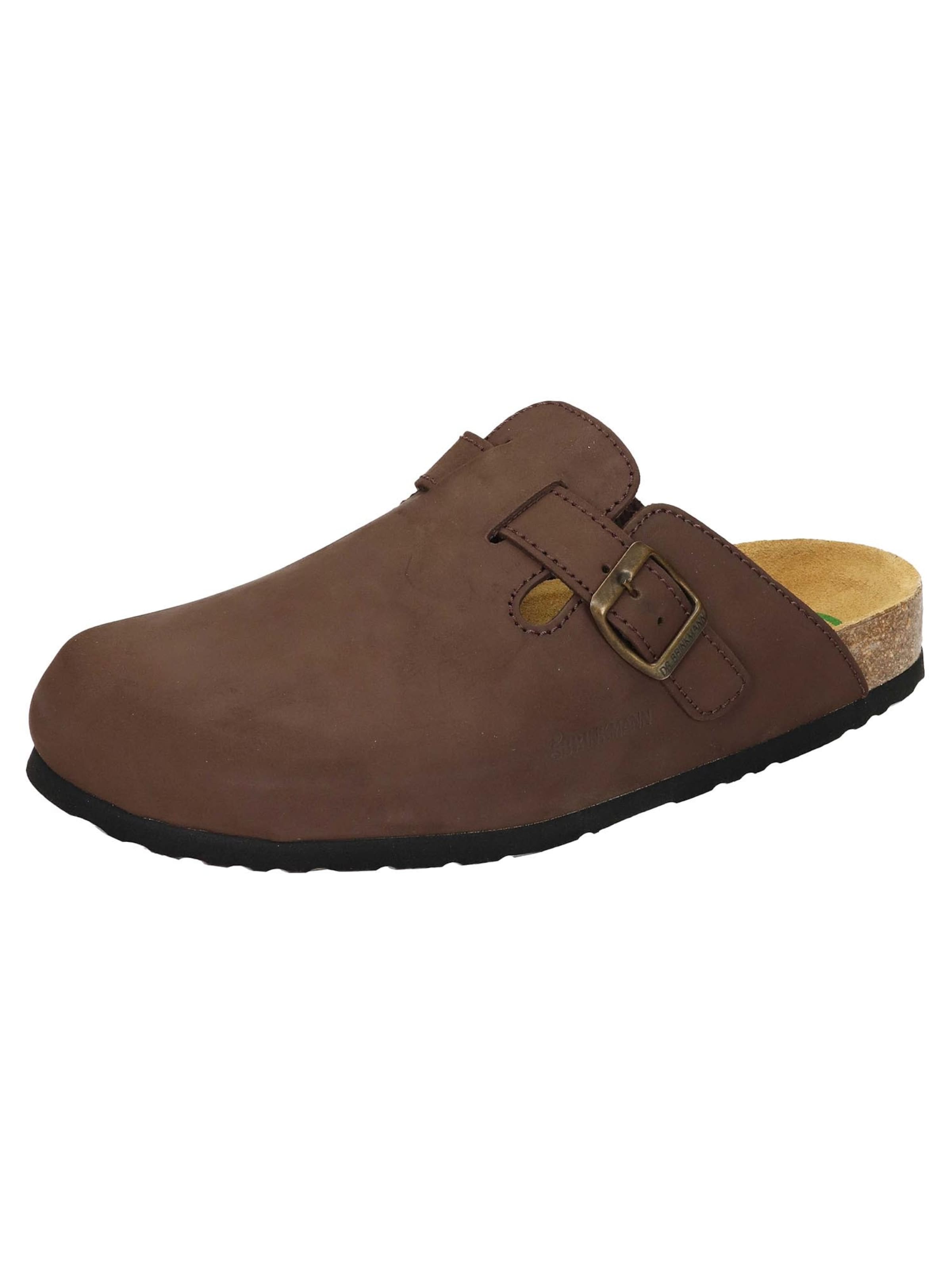 DR. BRINKMANN Clogs 'Nerpio' in Brown: front