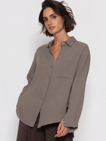 SASSYCLASSY Bluse‌‌‌‌‌‌‌‌‌‌ in Grau