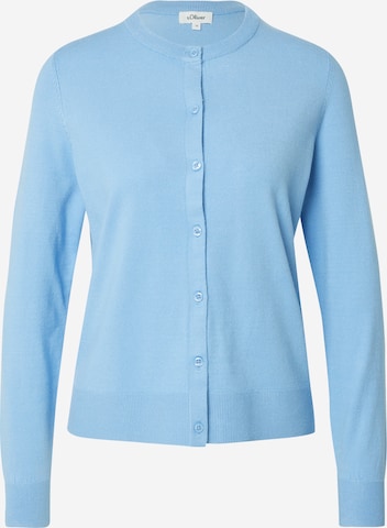 Cardigan s.Oliver en bleu : devant