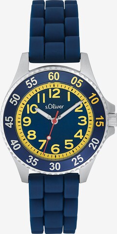 s.Oliver Analog Watch in Blue: front