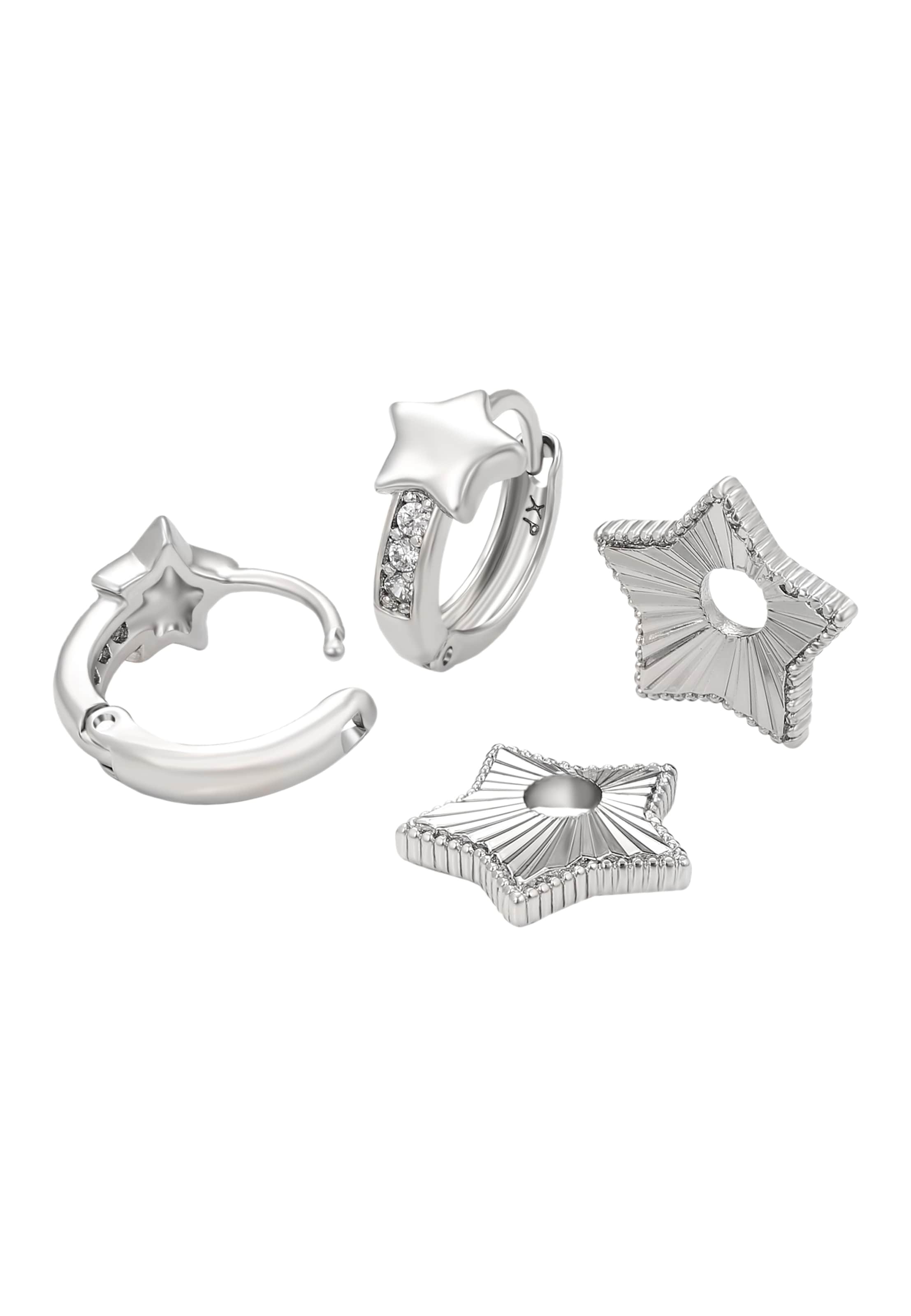 sidabrinė faina Auskarai