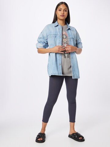 Skinny Leggings 'Molly' di PIECES in blu