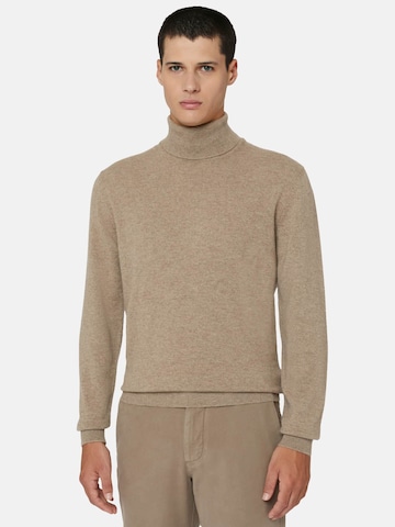 Boggi Milano Sweater in Brown: front