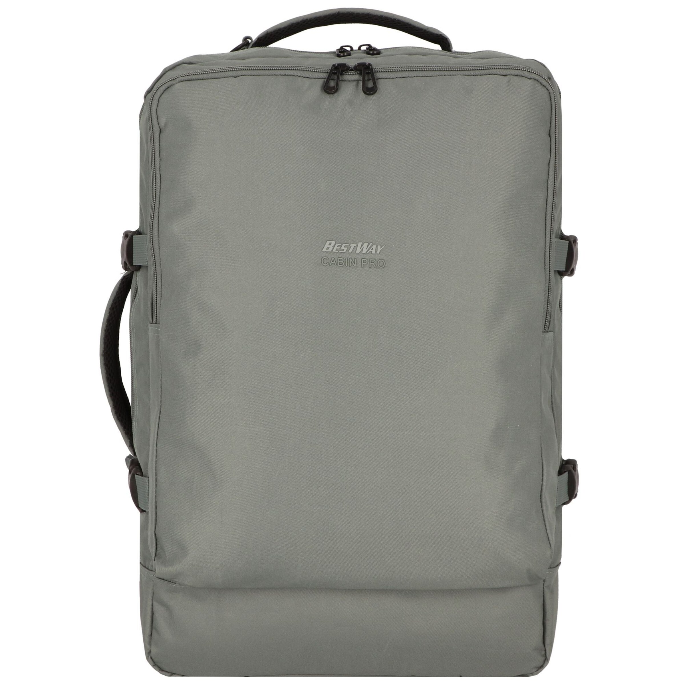 Worldpack Backpack in Grey: front