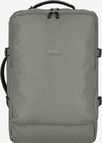 Worldpack Backpack in Grey: front