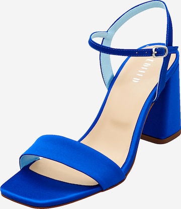 EDITED Sandals 'Edina' in Blue: front