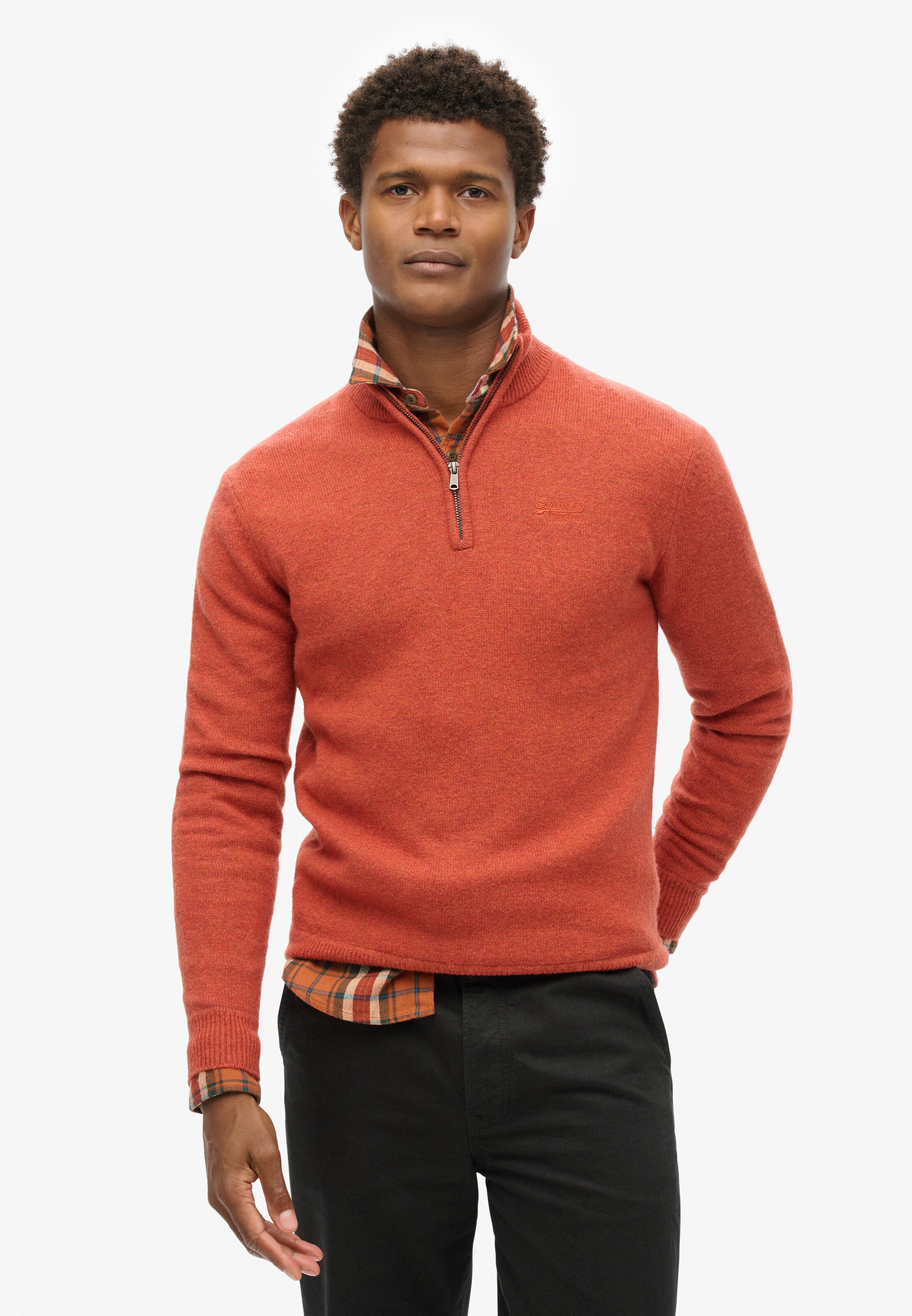 Superdry & Co Sweater 'Essential' in Orange: front