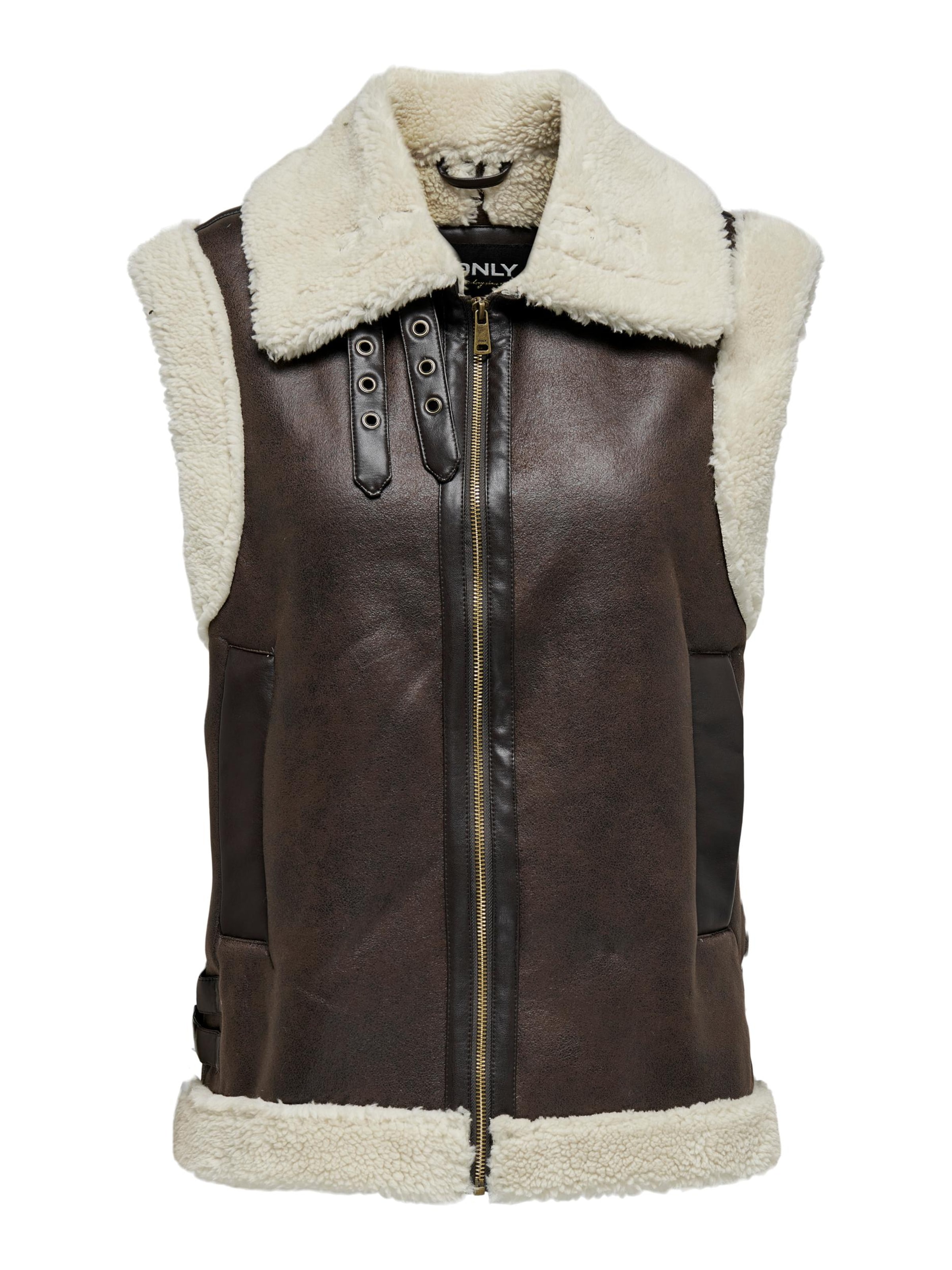 ONLY Vest 'Betty' in Brown: front