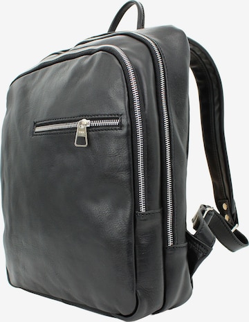 bupell Rucksack 'Dante' in Schwarz: Vorderseite