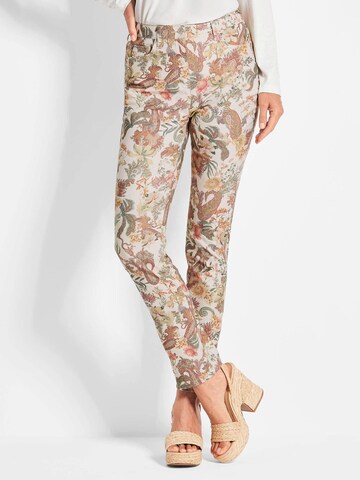 Goldner Slim fit Trousers in Beige