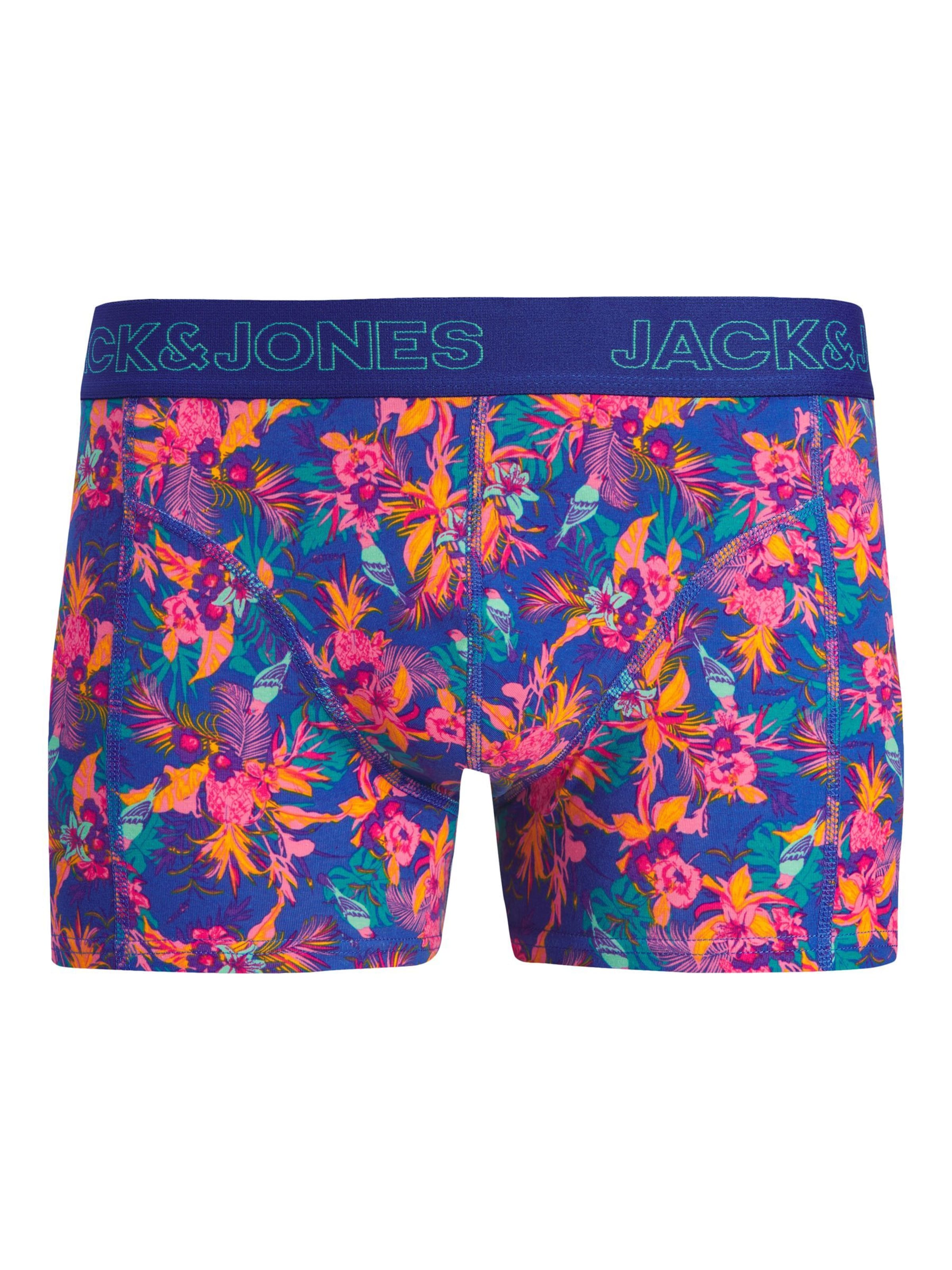 Boxers 'JACEXOTIC LEAVES' JACK & JONES en bleu