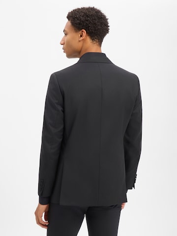 WILVORST Regular Fit Sakko in Schwarz