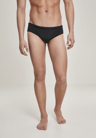 Urban Classics Swim Trunks in Black