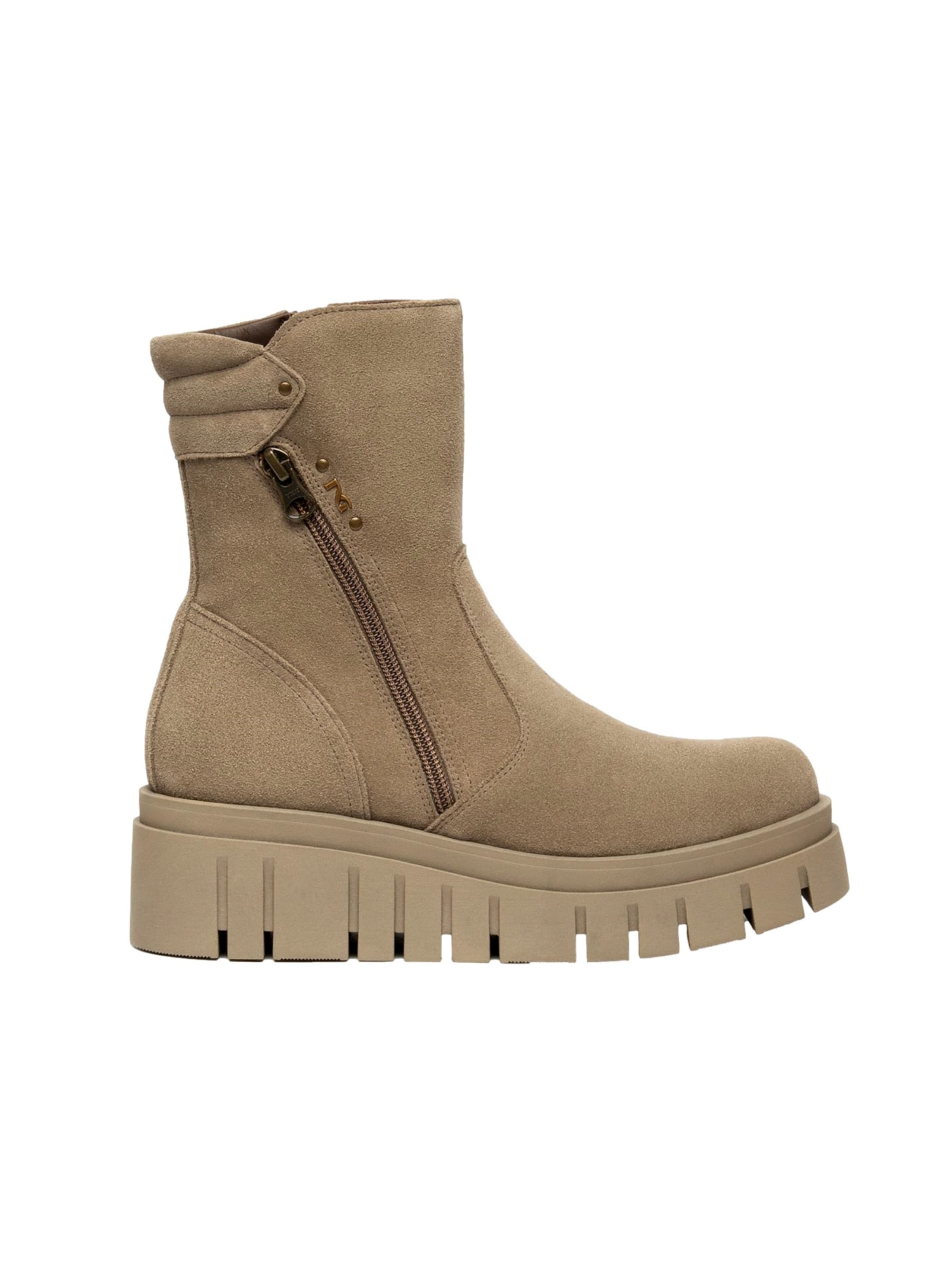 Bottines Nero Giardini en beige : devant