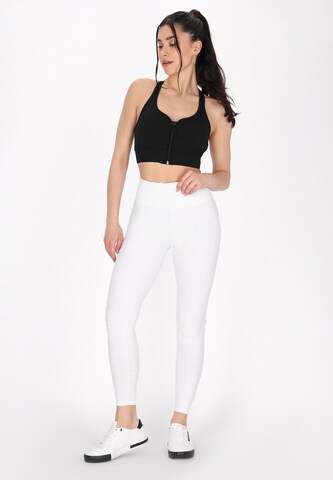 faina Athlsr Skinny Workout Pants in White