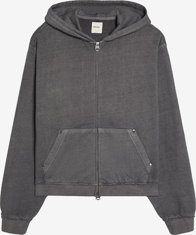 Bershka Collegetakki koossa XS värissä tummanharmaa, Tuotenäkymä