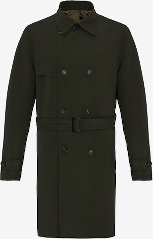 Antioch Between-seasons coat in Green: front