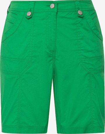 Ulla Popken Pants in Green: front